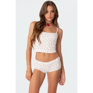 Follow Ur Heart Printed Tank Top