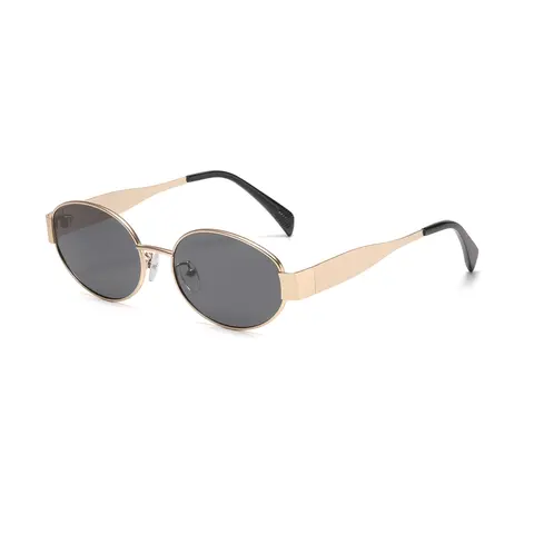 Sunglasses for Women, Mother's Day Gifts, Vintage Oval Frame Sunglasses, Fashionable Sunglasses, Trendy Casual Sunglasses for Everyday Summer Beach Vacation Use, Fashion Accessories for Outdoor Activities, Trendy Shades, Stylish Glasses