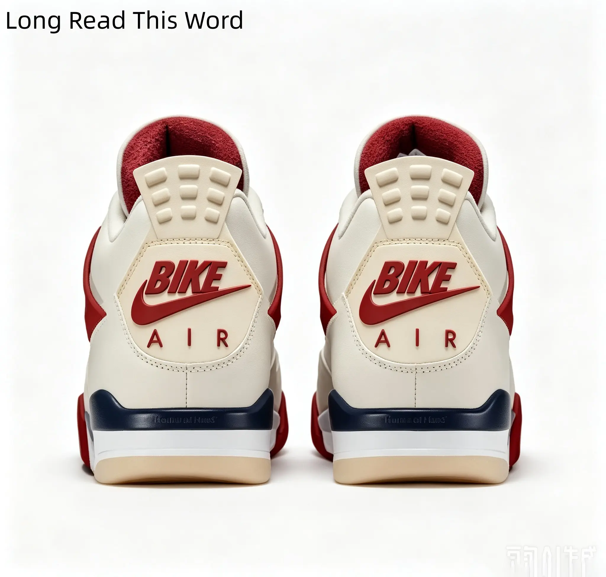 Classic Unisex Mid Top Street Basketball Shoes Off White Red And Navy Contrast Color Cushion Midsole Lace Up Fashion Sneakers Non Slip Footwear For Travel Streetwear Couples Matching