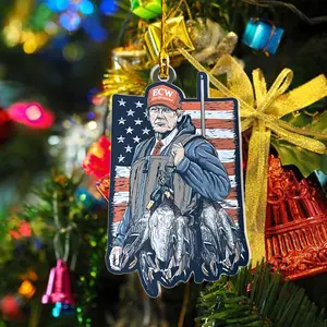 The Legend Stacks Ducks Ornament, Trump Duck Ornament, Christmas Tree Hanging 2024, Xmas Gift