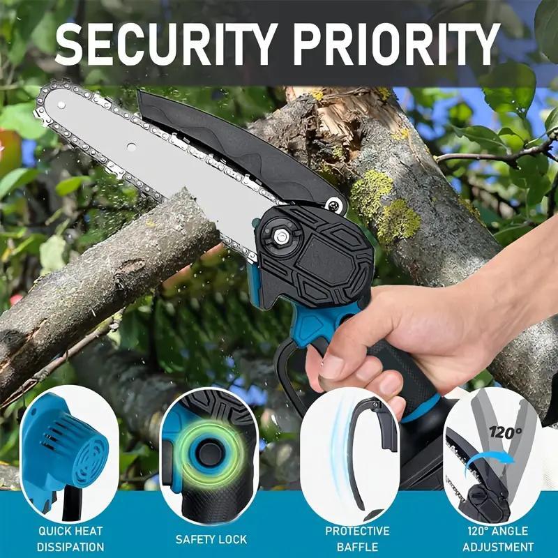 6" Brushless Mini Chainsaw,Cordless Portable Electric Saw,2000mAh Battery,Pruning & Gardening | Great Gift for Women & Seniors#TikTokMadeMeBuyIt 6" Brushless Mini Chainsaw,Cordless Portable Electric Saw,2000mAh Battery,Pruning & Gardening | Great Gift for Women & Seniors#TikTokMadeMeBuyIt
