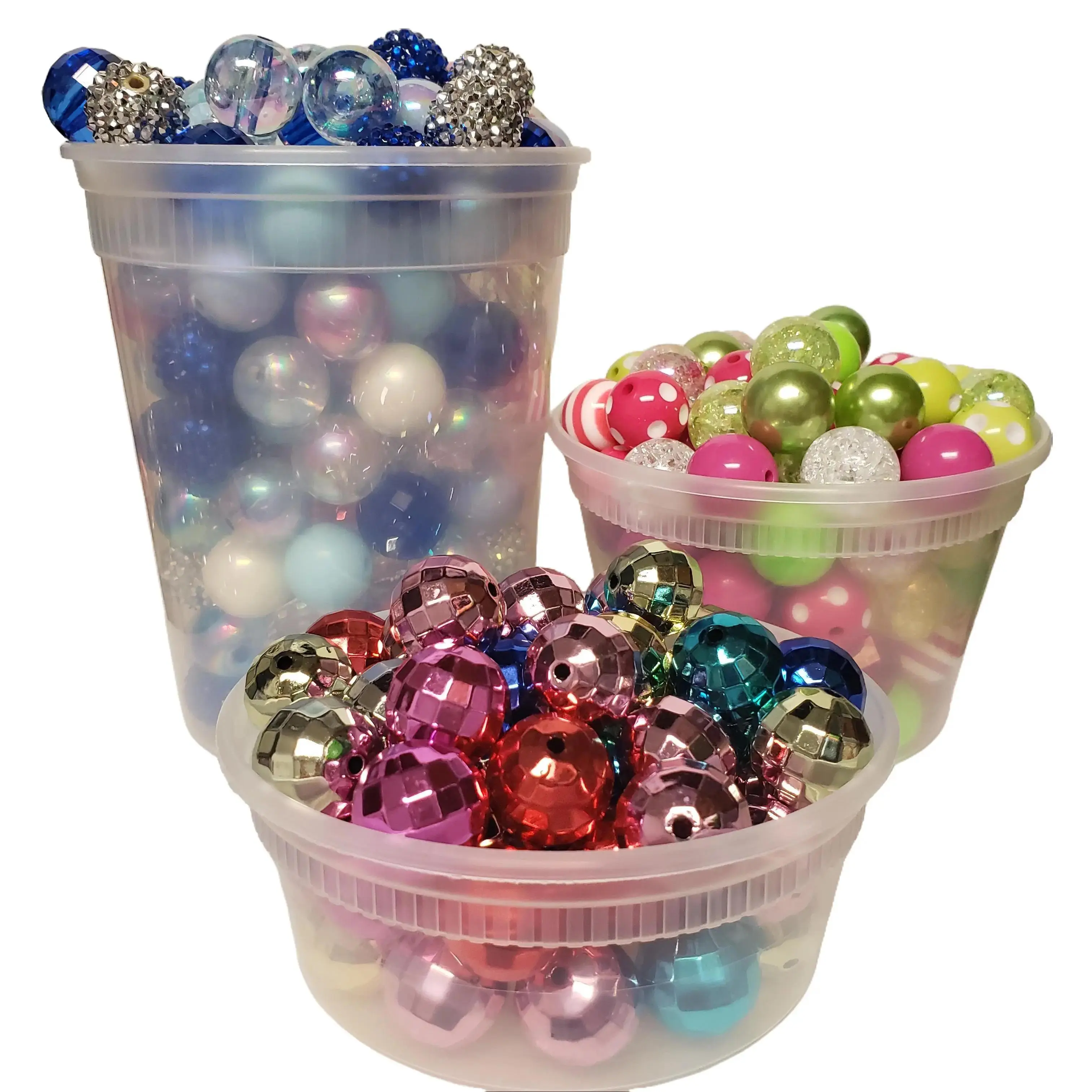 DBC BEAD BUCKET - Pick Your Beads to Fill It Up on Our LIVE Show - Small $30.01, Medium $44 or Large $59 - Beads Making - Assorted Sizes 14mm to 20mm