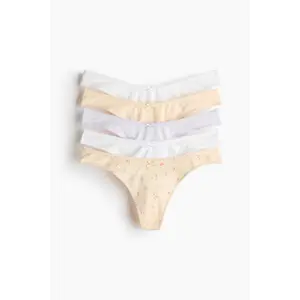 H&M 5-pack cotton thong briefs