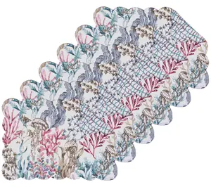 Delphina Set of 6 Reef Placemats by Valerie