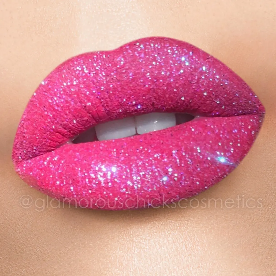 Alist & hot pink glitter lips Alist & hot pink glitter lips