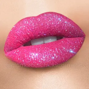 Alist & hot pink glitter lips