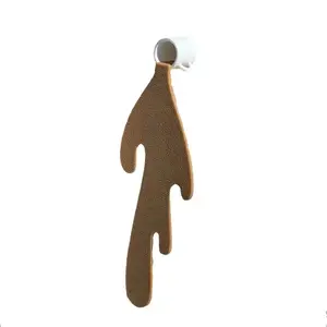 1Pc Funny Spilled Coffee Bookmark Corner Marker for Reading Bookmarks Book Marks for Reading Corner Bookmark Accessories