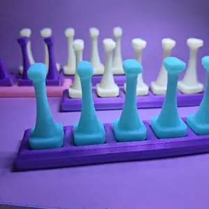 Acrylic Nail Art Magnetic Holder for Easy Application and Removal Purple Grip Style Nail Accessory Ideal for Beginners and Professionals. Nail Art Set