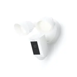 Ring B08F6GPQQ7 Cam Wired Plus Floodlight, White