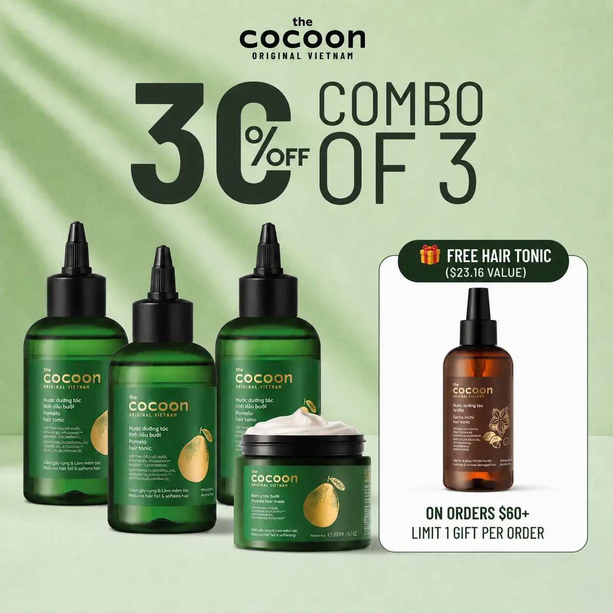 Cocoon Pomelo Glow Set - 100% vegan cosmetic