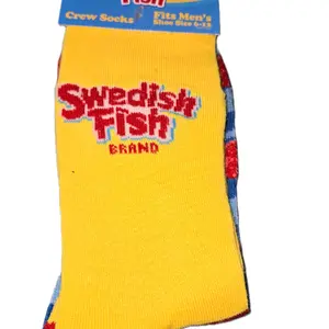 Crew Socks Swedish Fish Candy Red Blue Yellow - Women's - Womenswear