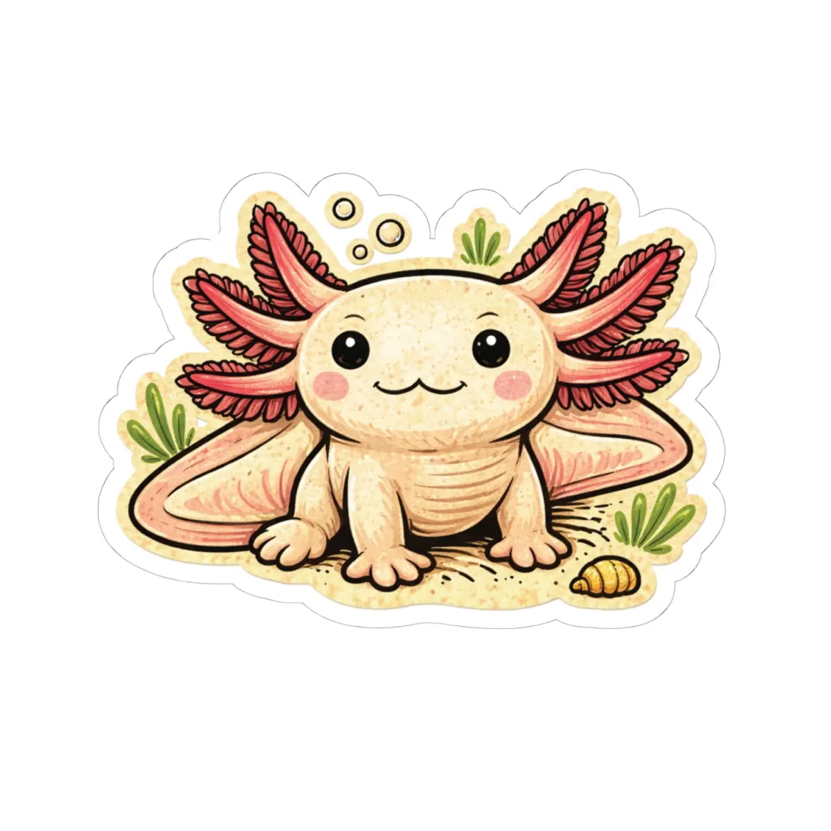 Axolotl Vinyl Sticker