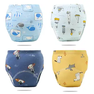 Potty Training Pants for Boys Girls, Learning Designs Training Underwear Pants,Soft Absorbent & Leak-Proof with Characters Diaper Sweatpants Washable Diapers