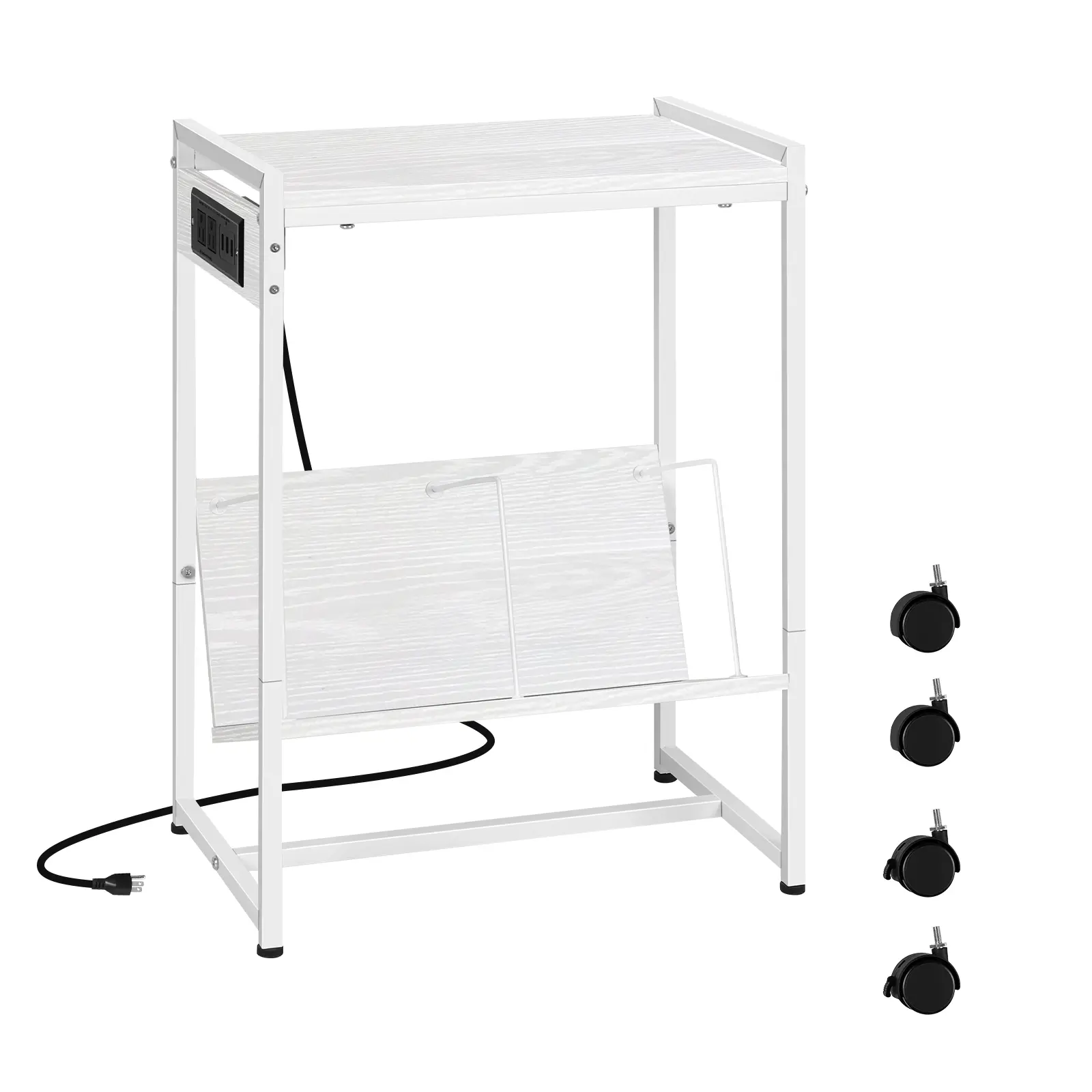 White with Chaging Station