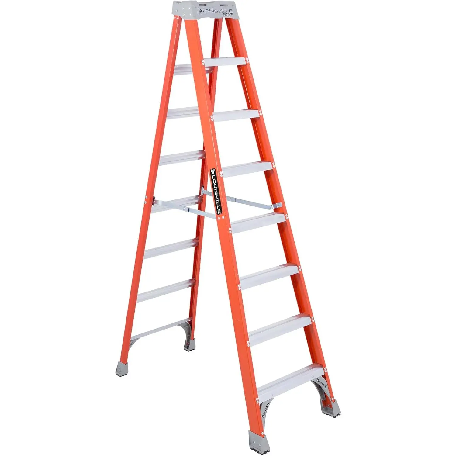 Louisville Ladder FS1508 Ladder, 8-Foot, Orange