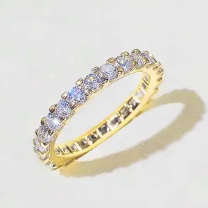 Zircon starry sky ladies ring couple gift springtok