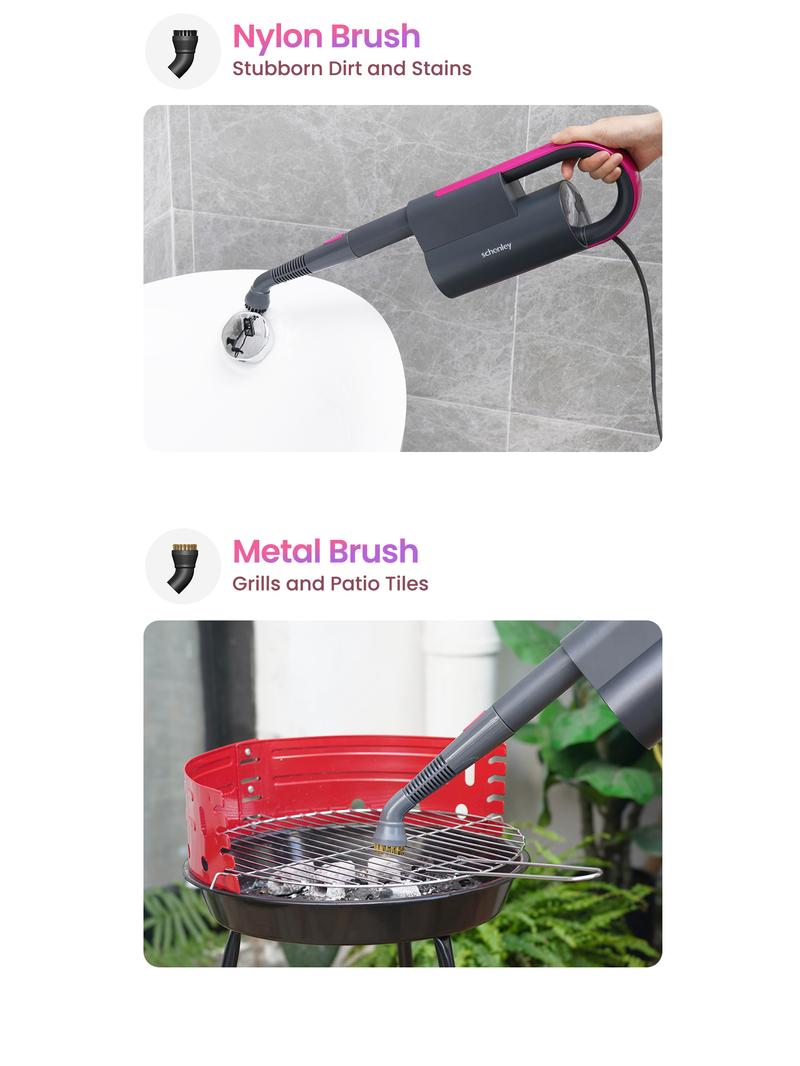 Schenley 18-in-1 Steam Mop with Detachable Handheld Steamer for Walls, Floors, Tiles, Tackles Grease & Sticky Messes, Includes Multiple Accessories Cleaning Tools Cleaning Set Schenley 18-in-1 Steam Mop with Detachable Handheld Steamer for Walls, Floors, Tiles, Tackles Grease & Sticky Messes, Includes Multiple Accessories Cleaning Tools Cleaning Set