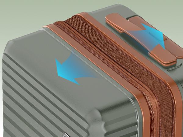 SHOWKOO Luggage Sets 3 Piece PC Hardside Expandable Suitcase (20in/24in/28) Carry On Luggage with Double Spinner Wheels Tsa Lock Premium Gift for Travel, School, Business