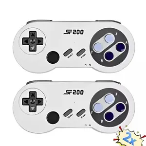 Wireless Game Controller Retro Gamepad Joystick for SF900 Console with 3D Rocker