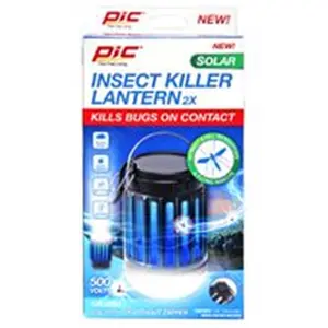 Pic 7348451 2 in 1 Solar Bug Zapper Lantern