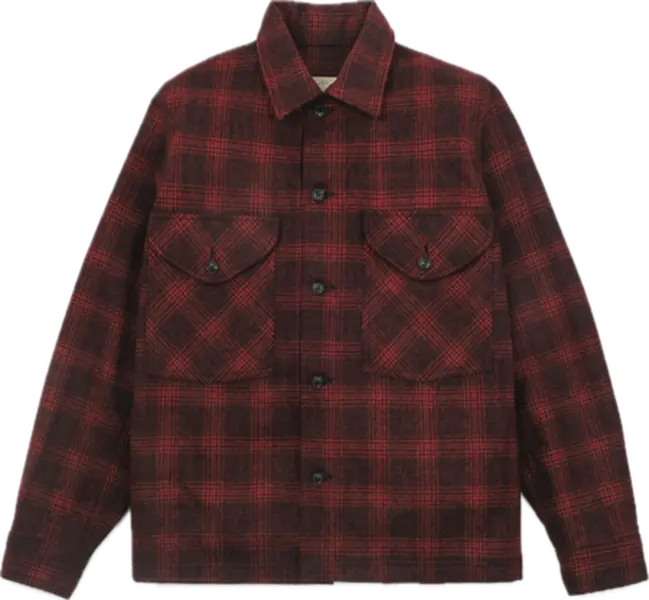 Skyline Overshirt - Melton Wool/Canyon Plaid