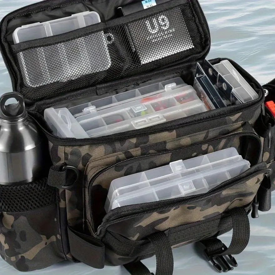 3-In-1 Convertible Bait Bag, Tackle Backpack, Chest Pack, Belt Bag, Smart Storage Organizer, Versatile Fishing Gear Carrier, Fishing Gear Accessories, Multifunctional Fishing Accessories