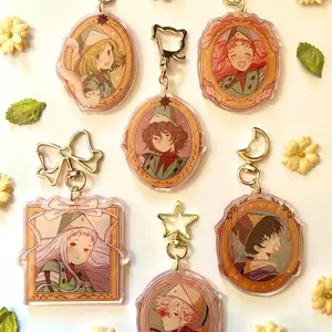 Witch Hat Atelier charms - Coco, Agott, Richeh, Tetia, Olruggio, and Qifery