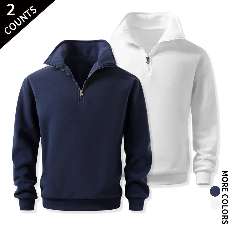 Navy Blue + White