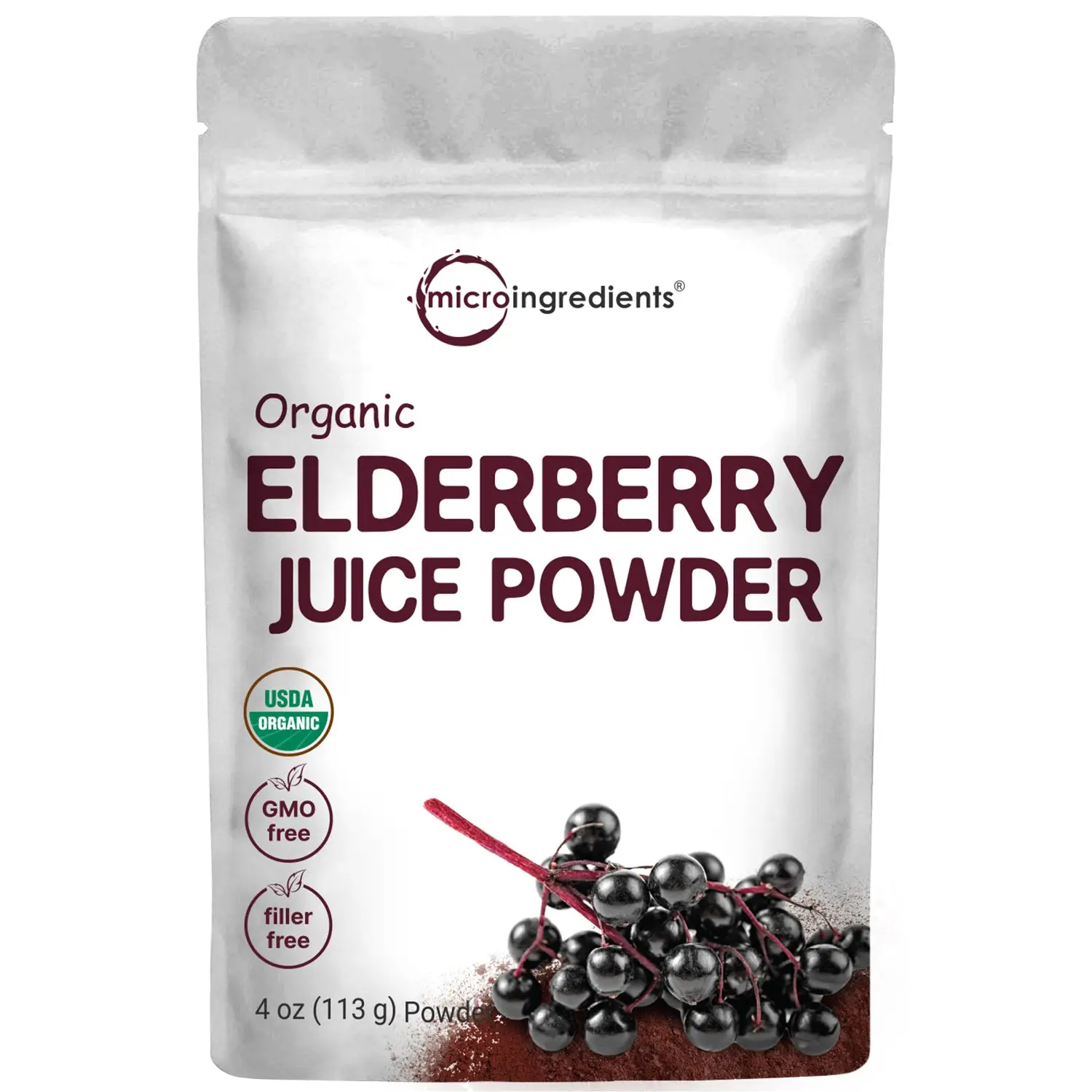 Micro Ingredients Organic Elderberry juice Powder Beverage Vitamin