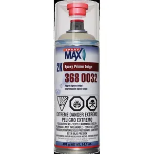 Peter Kwasny SPM-3680033 Spraymax 2k Epoxy Primer, Gray
