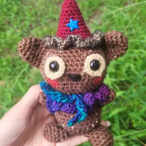 Tootles' Terrific Dumpling Emporium Co. Kawaii Bear Crochet Plushie