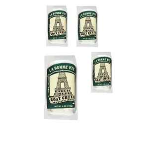 La Bonne Vie Garlic & Herbs Goat Cheese (4-Pack, 4 oz) – Savory Herb-Infused Chèvre