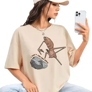 Youth & Adult Marcus The Worm Shirt, I Don't Like This Rock Sweatshirt, Marcus The Worm Meme T-shirt, Funny Meme Hoodie, Brain Rot Shirts Long Sleeves Cotton Classic Shirt A2TBM