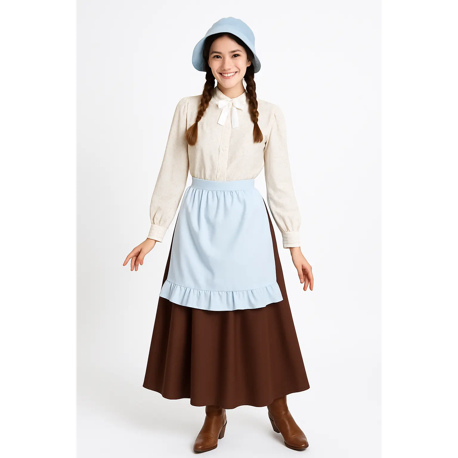 Prairie Skirt with Apron Costume Accessory Prairie Skirt with Apron Costume Accessory