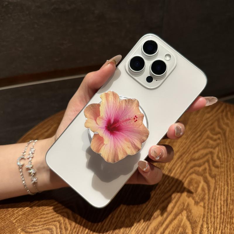 Orchid Acrylic Drop Glue Mobile Phone Holder Desktop Folding Portable Orchid Mobile Phone Grip HN124