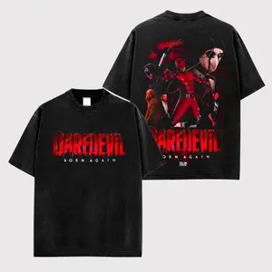 Daredevil Matt Murdock Born Again Premium Cotton T-Shirt, The Man Without Fear Graphic Shirt, Character Comics Fans Shirt, Comic T-Shirt, Comic Book Fans T-Shirt, Superhero Graphic Tee