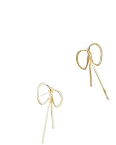 Ink + Alloy Women's Women'S Katie  Ribbon Bow Earrings - Brer2821
