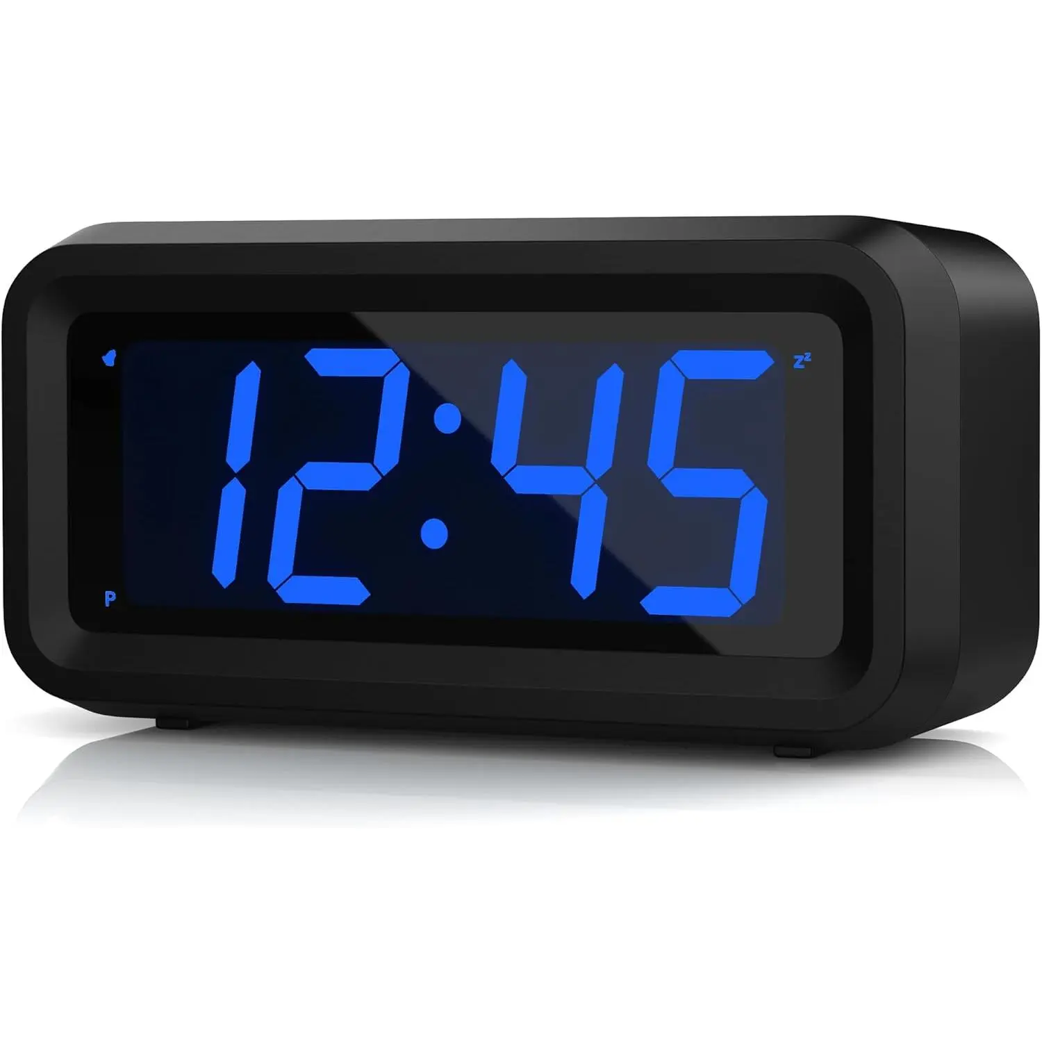 Black Case dark Blue Led