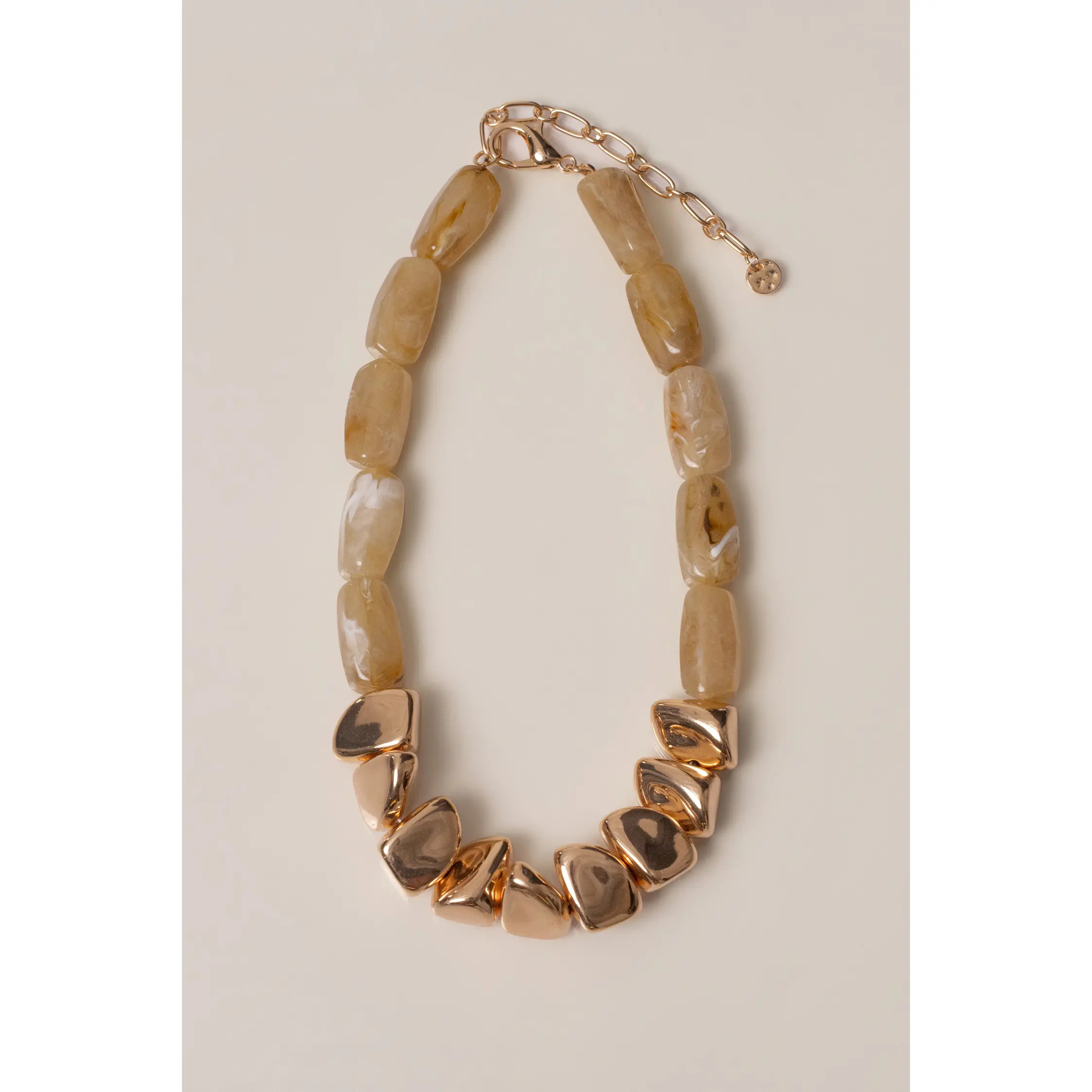 Ivory Alessia Beaded Necklace
