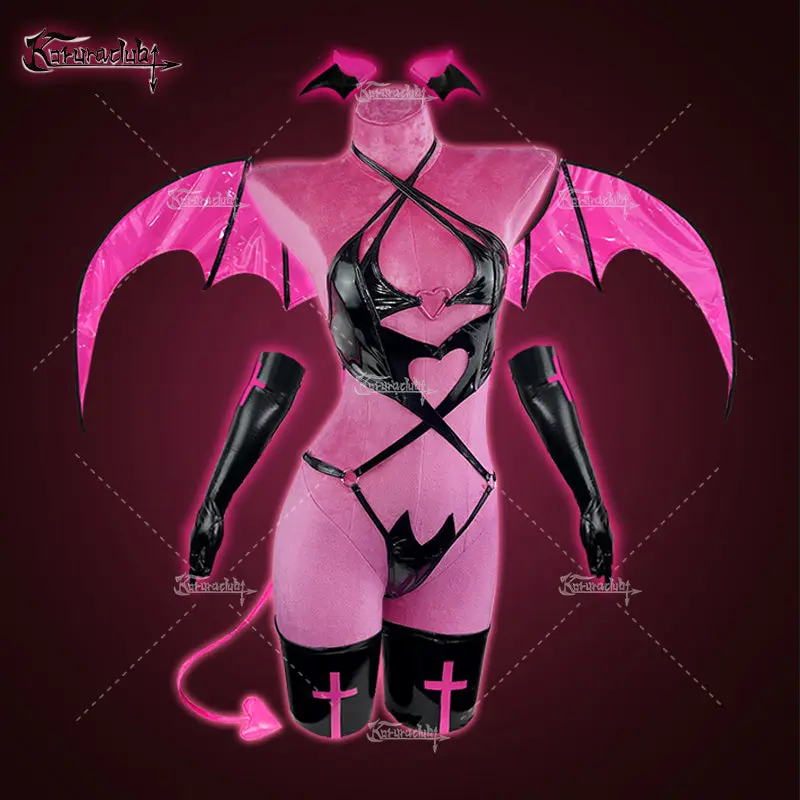 KORURACLUB Succubus costume premium pu cosplay lingerie for women wing devil lingerie - TikTok Shop KORURACLUB Succubus costume premium pu cosplay lingerie for women wing devil lingerie - TikTok Shop