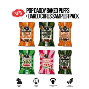 Pop Daddy Baked Puffs + Baked Curls Sampler Pack