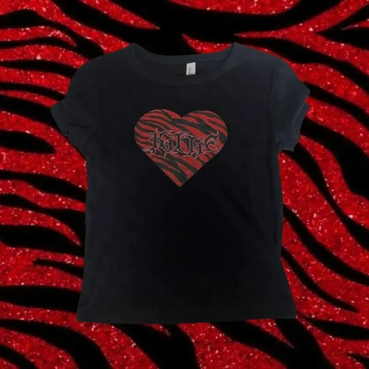 Women's T-shirts Crop Top Women Grunge Clothes Emo Star Girl Y2k Tops Baby Tees Y2k Gothic Clothing Female Kpop Goth Woman Anime Emo Oversized T-shirt Female, fairy grunge aesthetic Harajuku Goth sexy Cute Short Sleeve baby tee 2000s