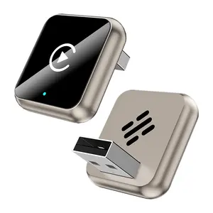 2026 Wireless CarPlay Adapter for iPhone/Android - Quick Connect, Hands-free Calling Support, CarPlay Dongle with Electronic Charger