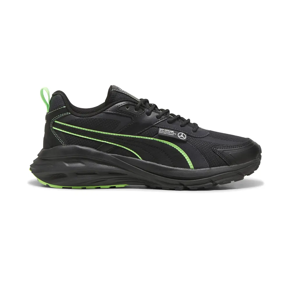 PUMA Mens Mercedes Amg Petronas F1 X Hypnotic Long Sleeve Lace Up Sneakers Shoes Casual - Black