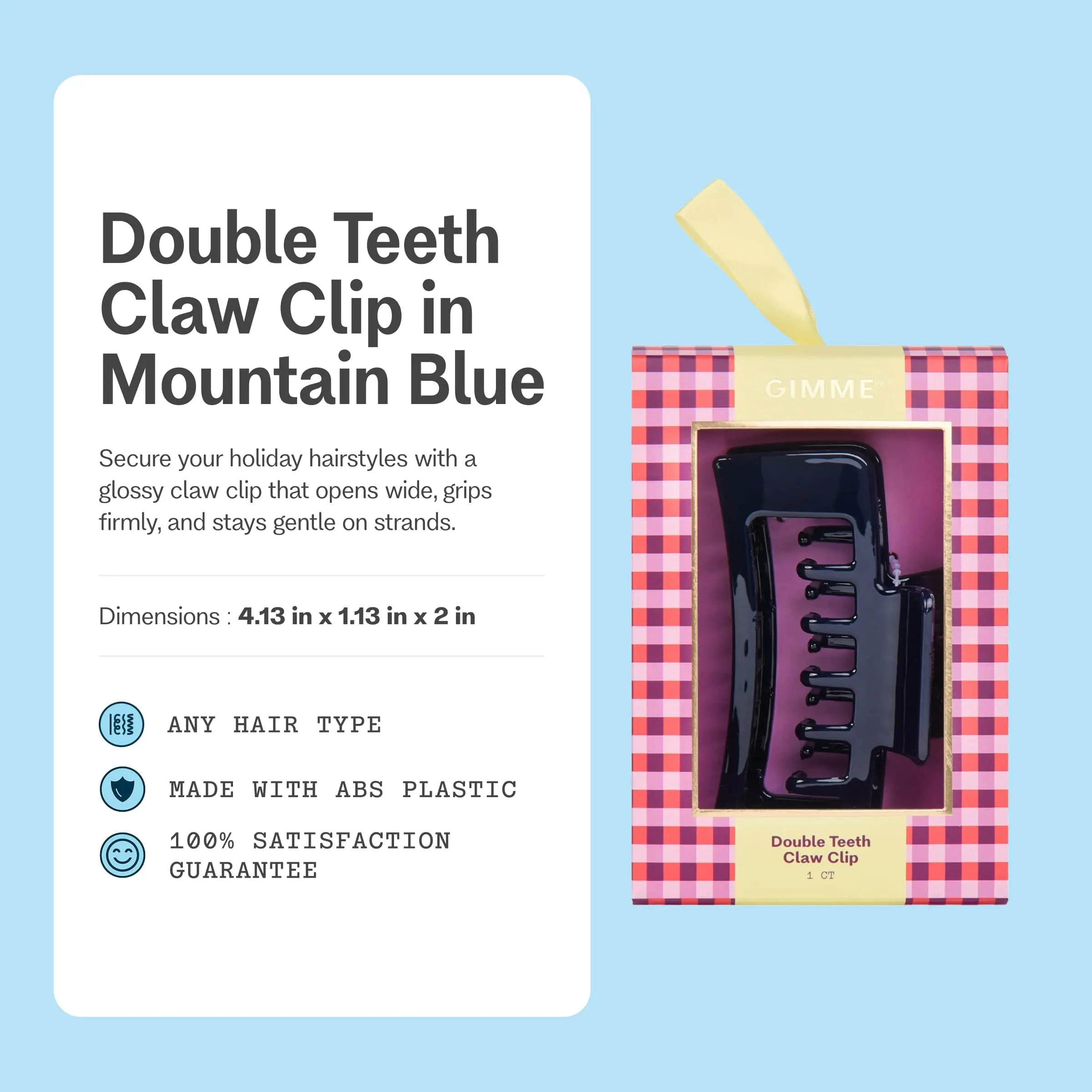 Double Teeth Claw Clip 