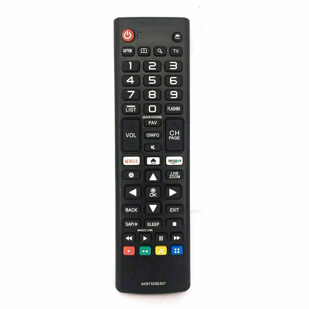 New AKB75095307 Replacement Remote Control for LG LCD LED Smart TV, Universal Compatible with All LG TV Models (No Batteries Included)