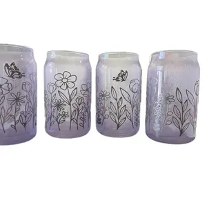 Glass sippers 16oz set of 4