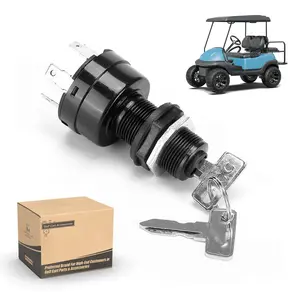 Golf Cart Ignition Switch 4-PIN for Golf Cart Club Car Precedent (2004 Up) Replacement Part 1025151   - with Club Car Key 2pcs