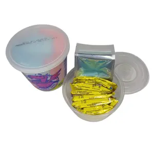 DO IT AT HOME KIT COTTON CANDY COATED GUSHERZ (MEMPHY'S CANDY CO. ️TM) ️Snack Sweet Bonbon Fruit Sugar