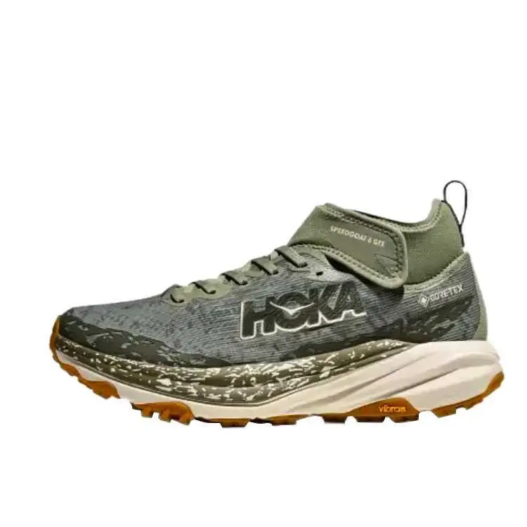 HOKA Speedgoat 6 Mid GORE-TEX Outdoor Sneakers, Cushioned Trail Shoes for Lightweight & Versatile Running with a Durable Outsole, Sporty Running Shoes, Lightweight Running, Lace-Up, Cushion Foam